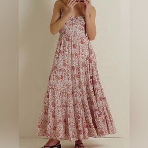 Free People Sundrenched Printed Maxi Dress